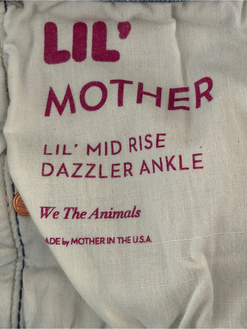 MOTHER- Lil’ Mother Mid Rise Dazzler Ankle - Picture 8 of 9